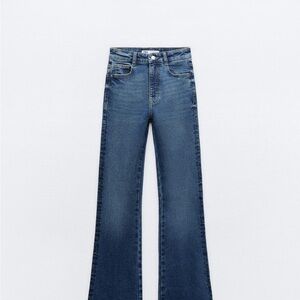 Zara Blue Flare Women's Jeans